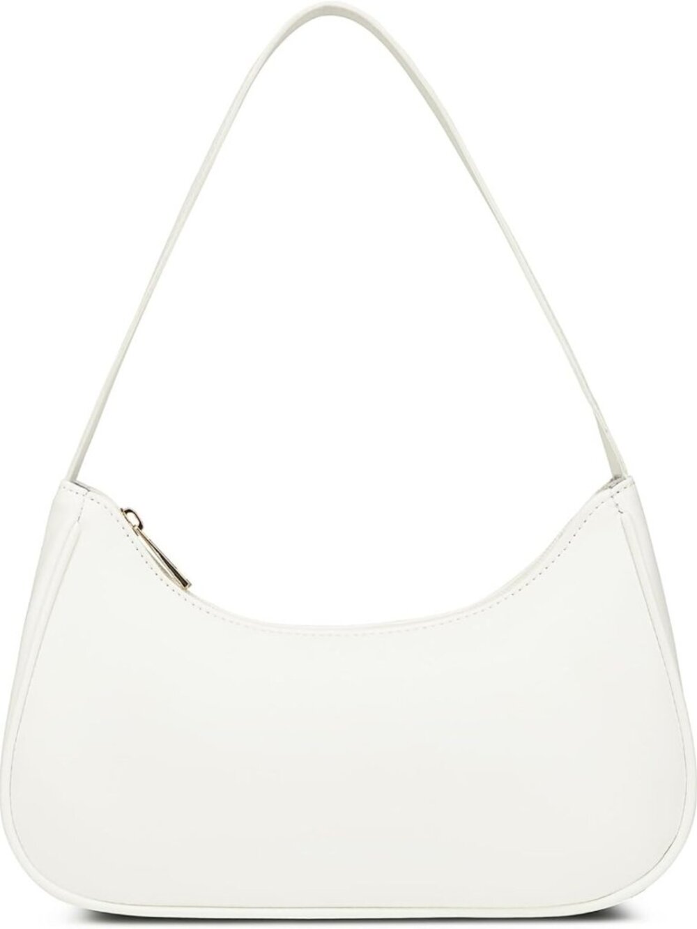 Chic Vegan Leather Hobo Tote Bag for Women - Retro Sling Clutch with Zipper